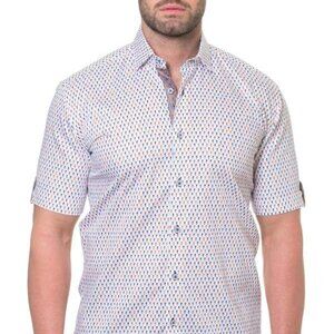Maceoo Shirt Men's 2XL Fresh Seahorse White Short Sleeve